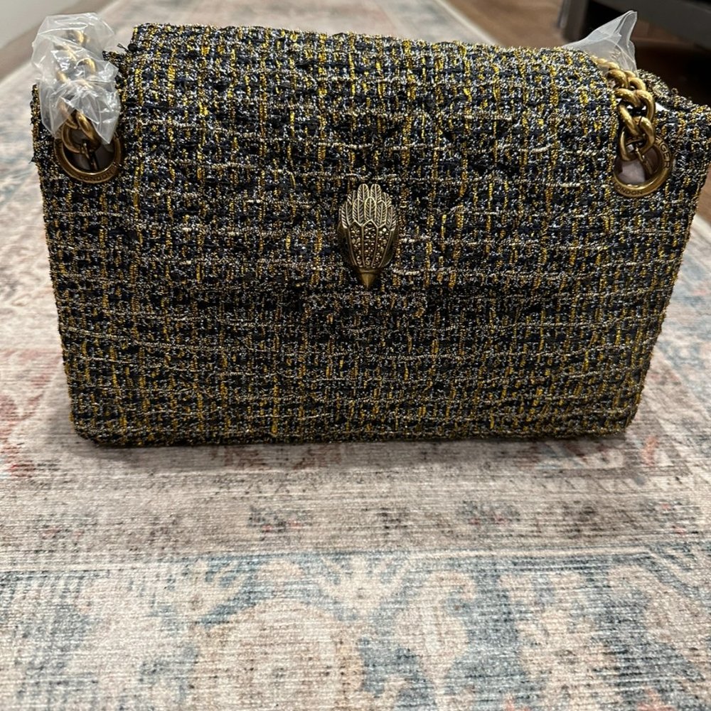 KURT GEIGER KENSINGTON FABRIC SHOULDER BAG
